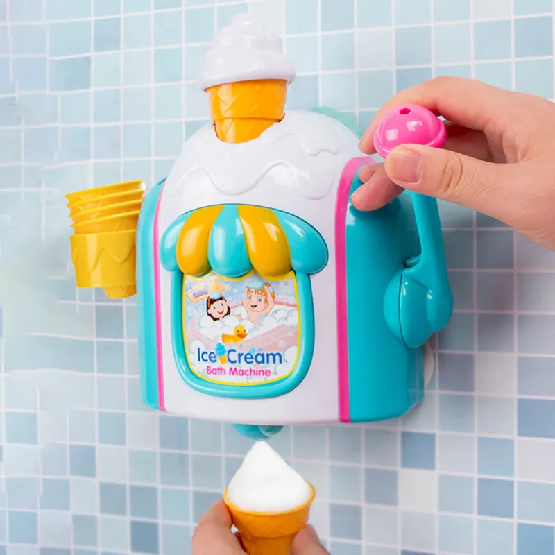 Guili | BubbleCream | Magic Bubbles - Automatic Ice Cream Bubble Machine for Kids