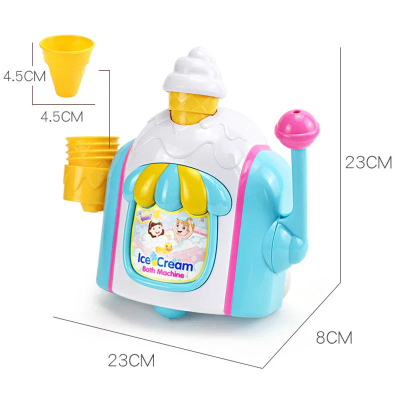 Guili | BubbleCream | Magic Bubbles - Automatic Ice Cream Bubble Machine for Kids