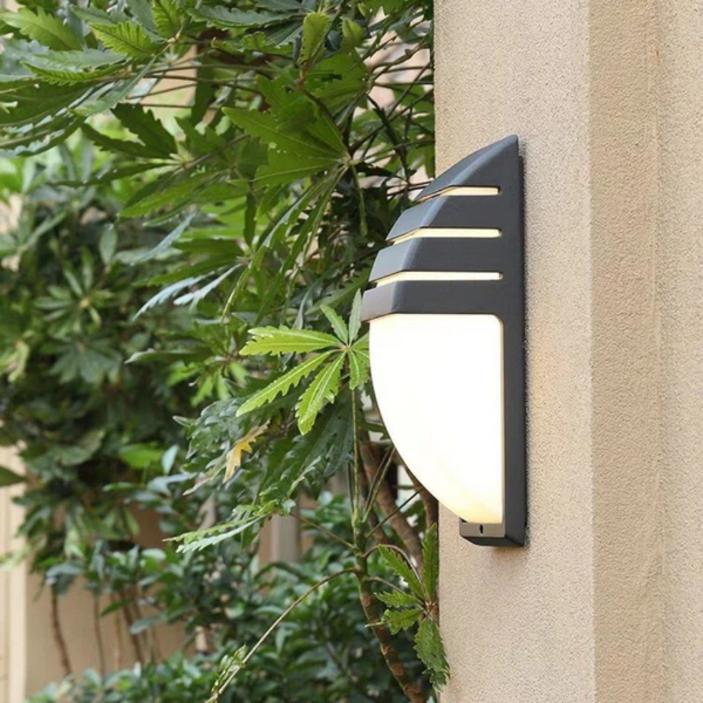 Outdoor Wall Light with Motion Sensor – Waterproof LED Exterior Wall Lantern for Garden and Patio