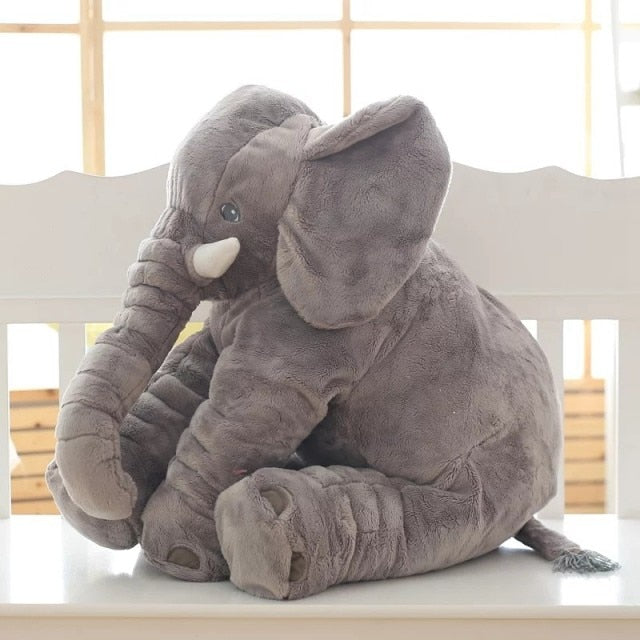 Plush Elephant Pillow | Soft Nursery Comfort Cushion