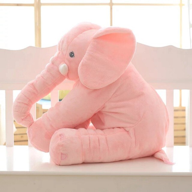 Plush Elephant Pillow | Soft Nursery Comfort Cushion