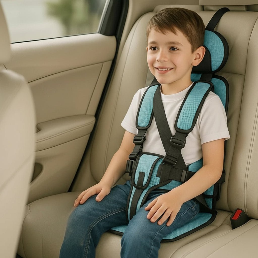 Portable Car Seat Booster for Kids - Travel Harness for Safety