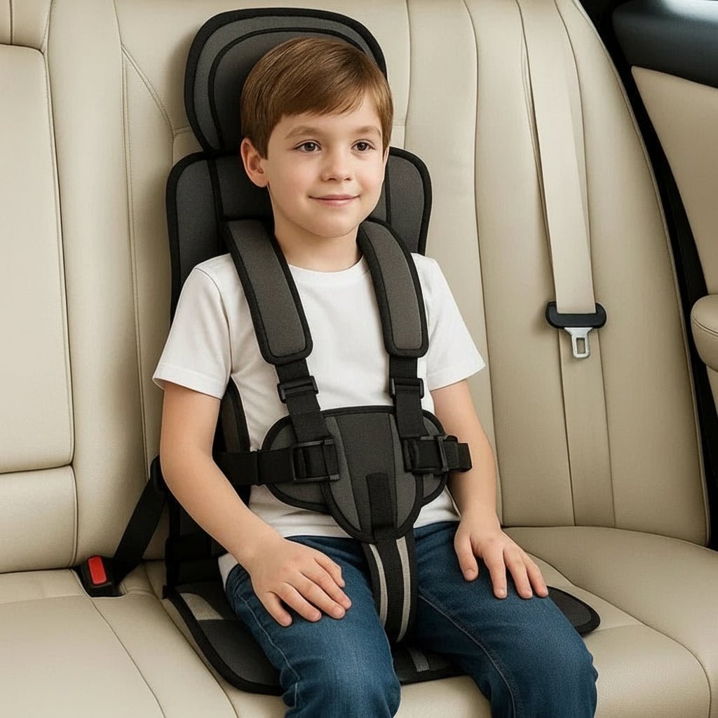 Portable Car Seat Booster for Kids - Travel Harness for Safety
