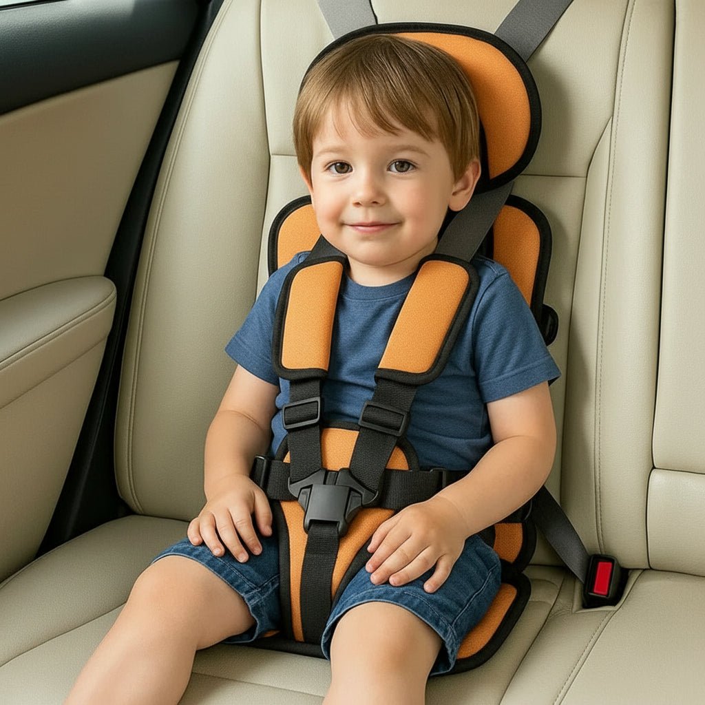 Portable Car Seat Booster for Kids - Travel Harness for Safety