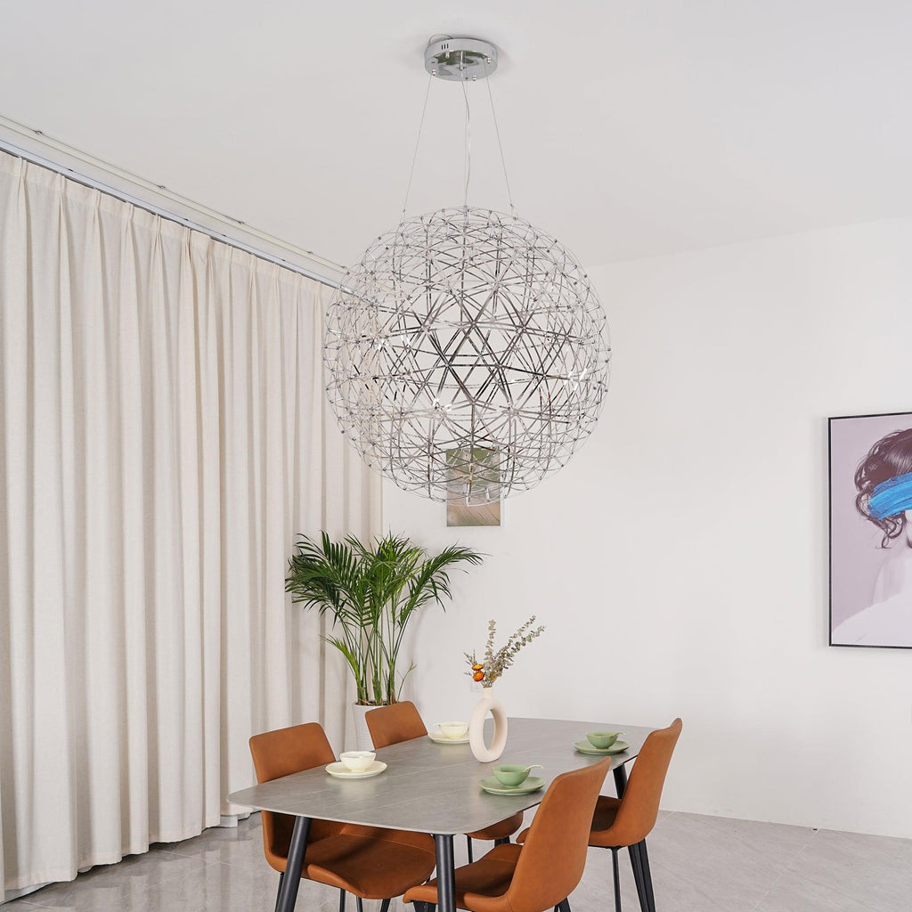 Modern Sphere Stainless Steel LED Pendant Light 1-Light