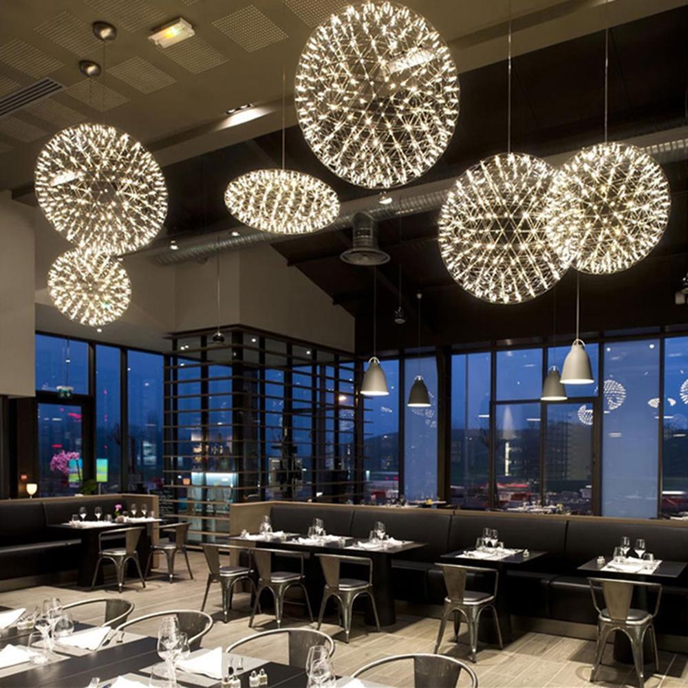 Modern Sphere Stainless Steel LED Pendant Light 1-Light