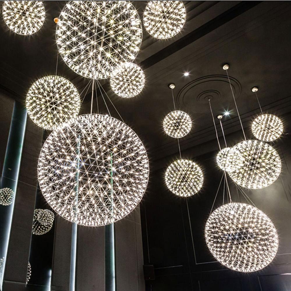 Modern Sphere Stainless Steel LED Pendant Light 1-Light