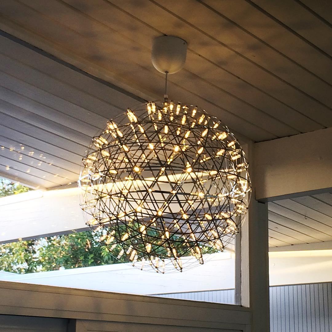 Modern Sphere Stainless Steel LED Pendant Light 1-Light