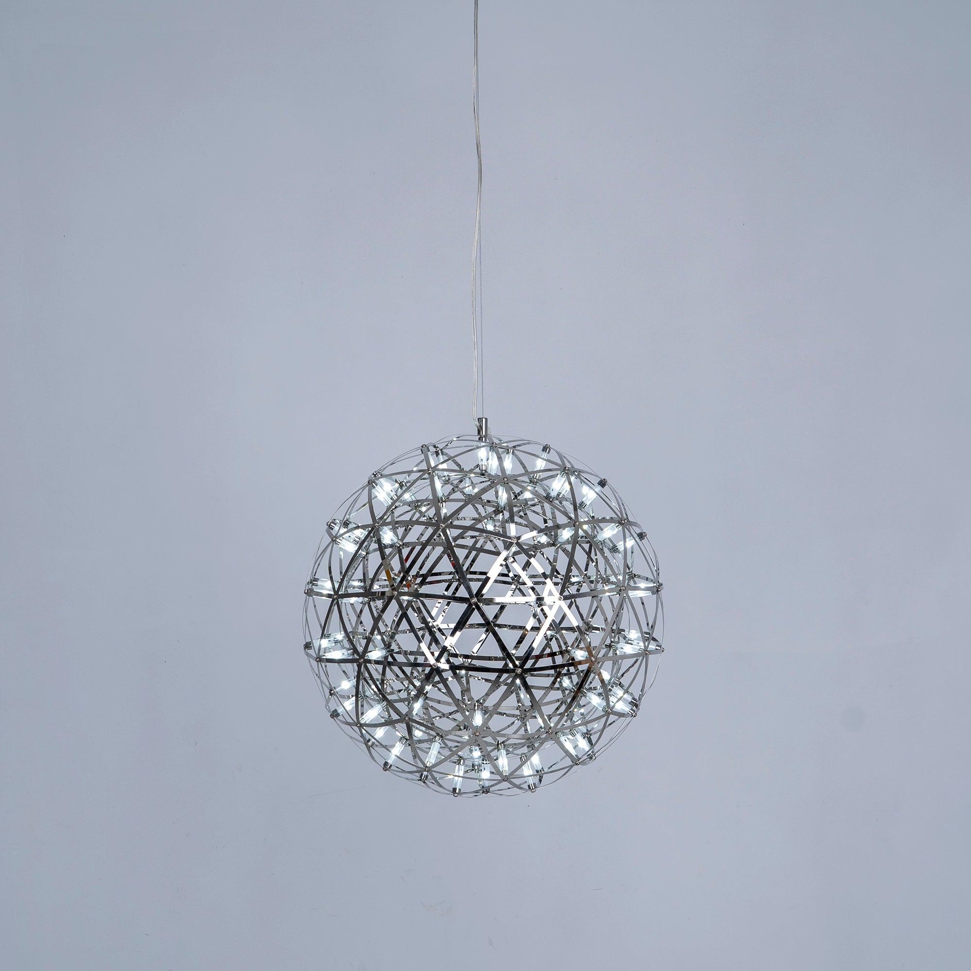 Modern Sphere Stainless Steel LED Pendant Light 1-Light