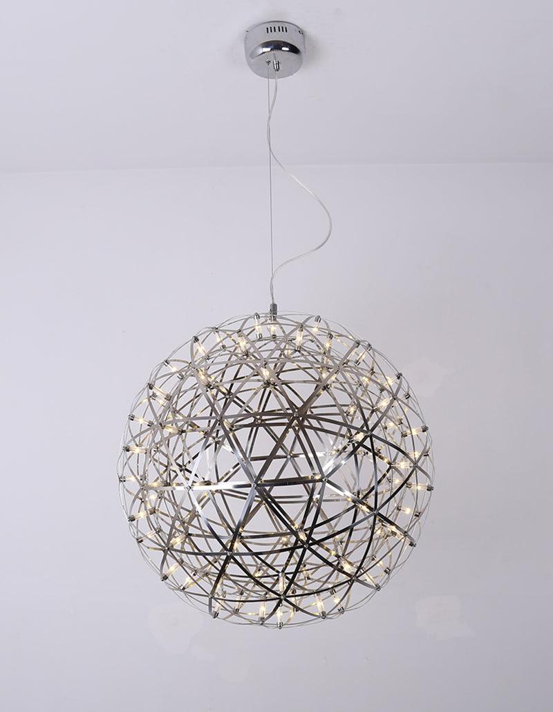 Modern Sphere Stainless Steel LED Pendant Light 1-Light
