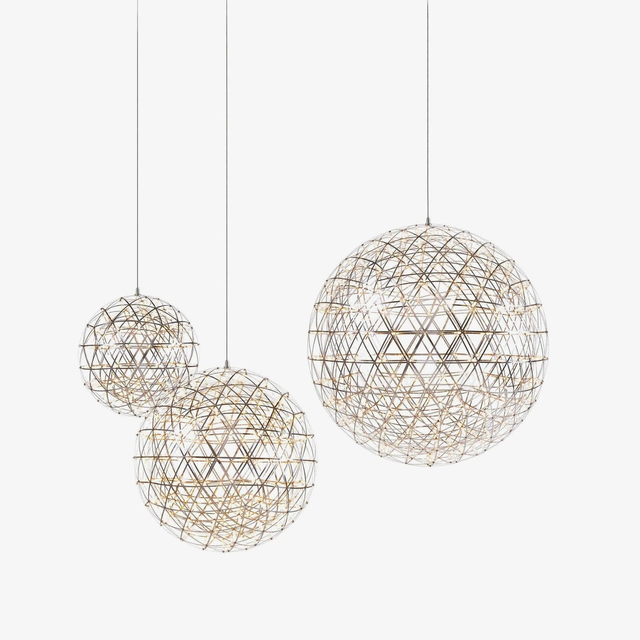 Modern Sphere Stainless Steel LED Pendant Light 1-Light