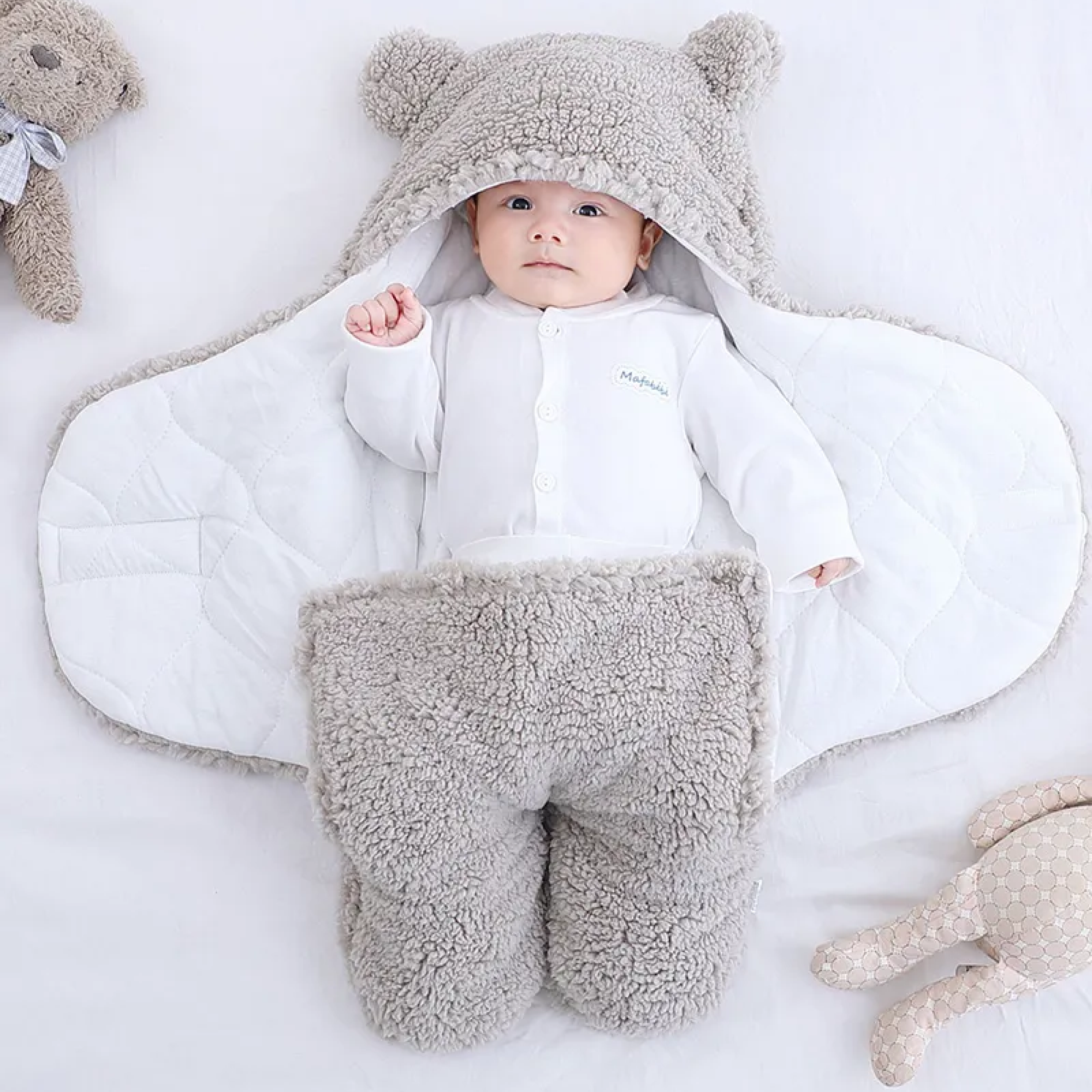 Guili | CuddleCloud | Winter Warmth for Your Baby - Baby Swaddle Wrap in 7 Colors