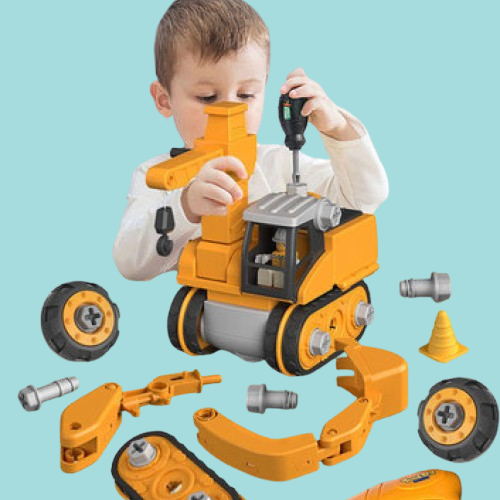 Guili | Build-n-Play Set | Creative Construction for Children - Educational Construction Toy with Drill