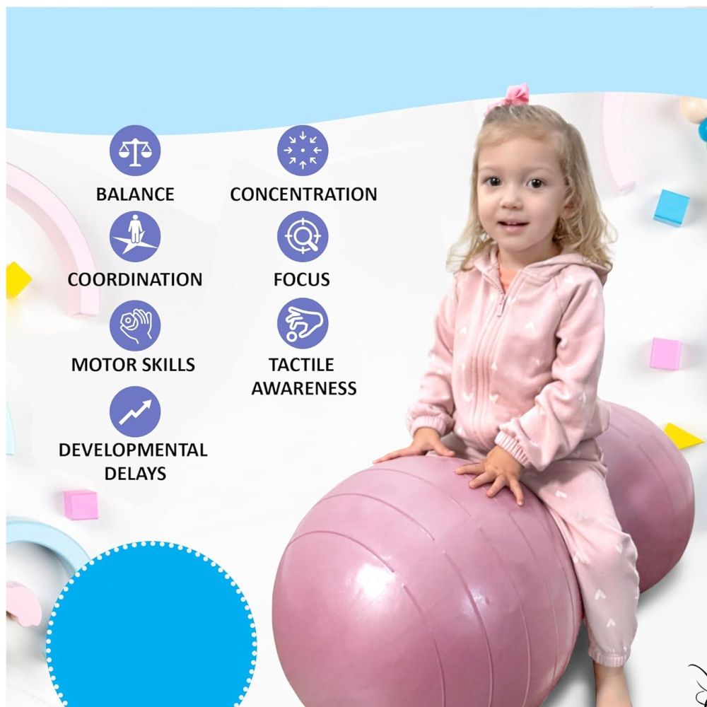Guili | Meex Sensory Peanut Ball | Balance & Relaxation - Children Therapy Ball