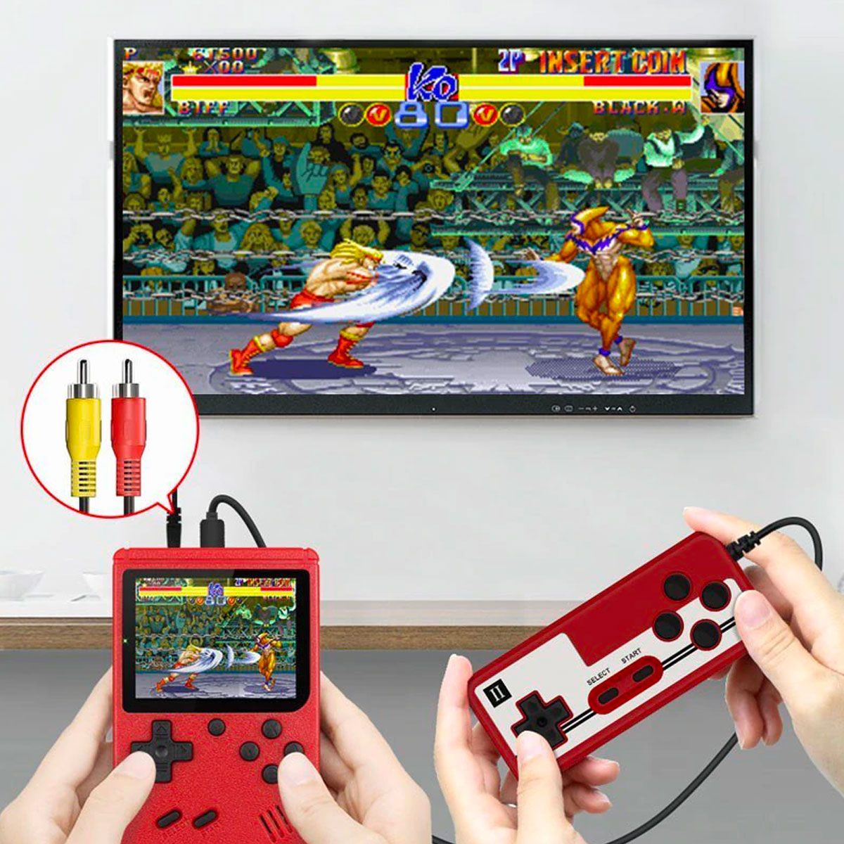Retro Gaming Console | 400 Timeless Games Portable Device