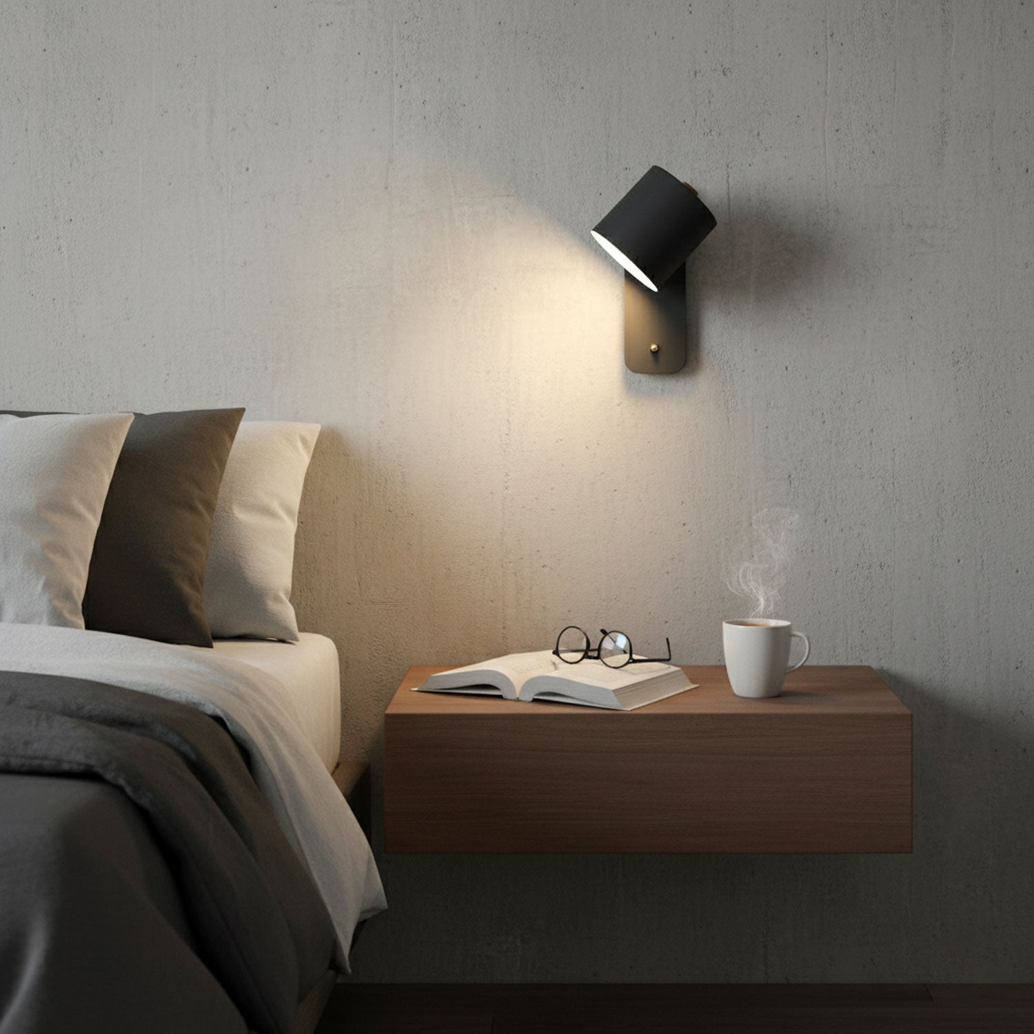 Modern Minimalist Rotatable Cylinder LED Wall Sconce 1-Light