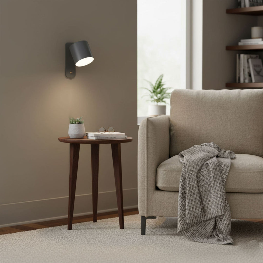 Modern Minimalist Rotatable Cylinder LED Wall Sconce 1-Light