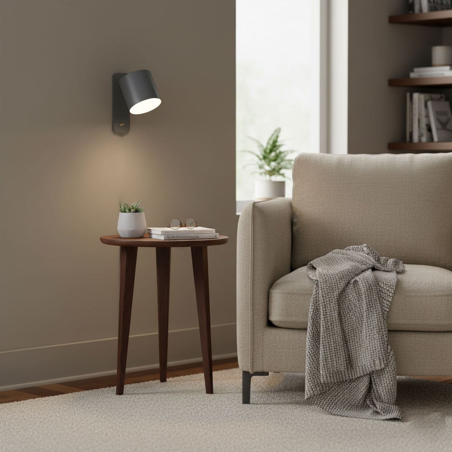 Modern Minimalist Rotatable Cylinder LED Wall Sconce 1-Light