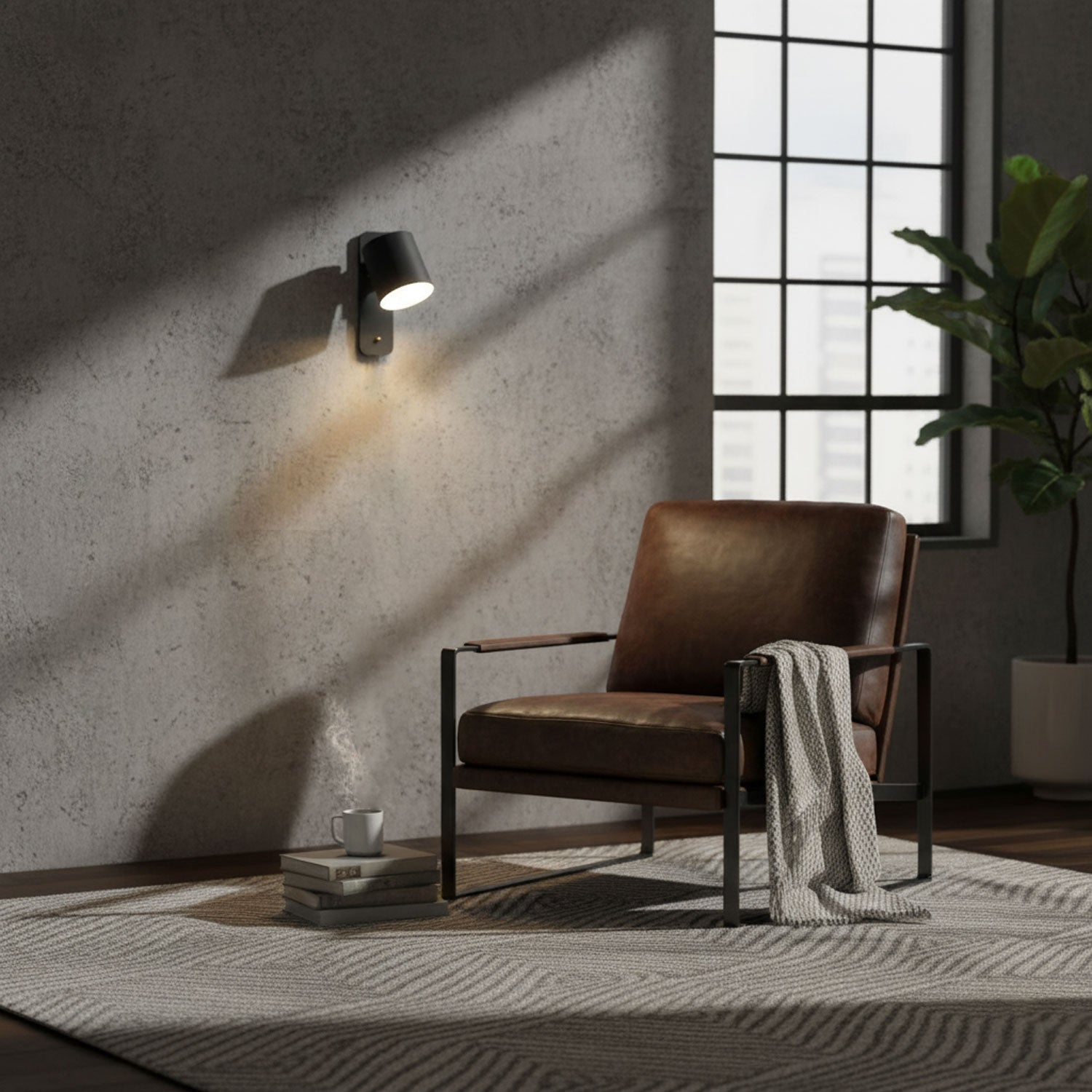 Modern Minimalist Rotatable Cylinder LED Wall Sconce 1-Light