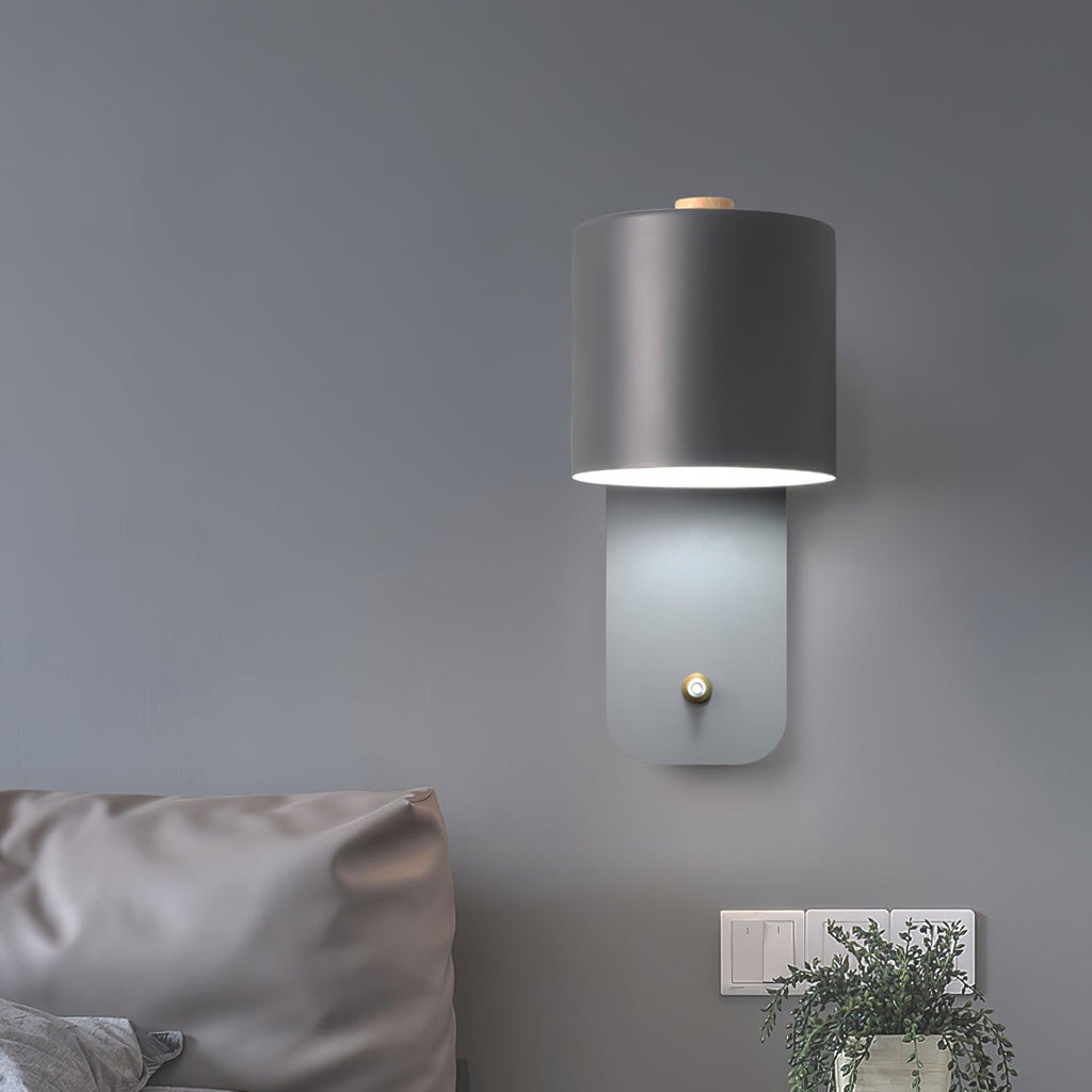 Modern Minimalist Rotatable Cylinder LED Wall Sconce 1-Light