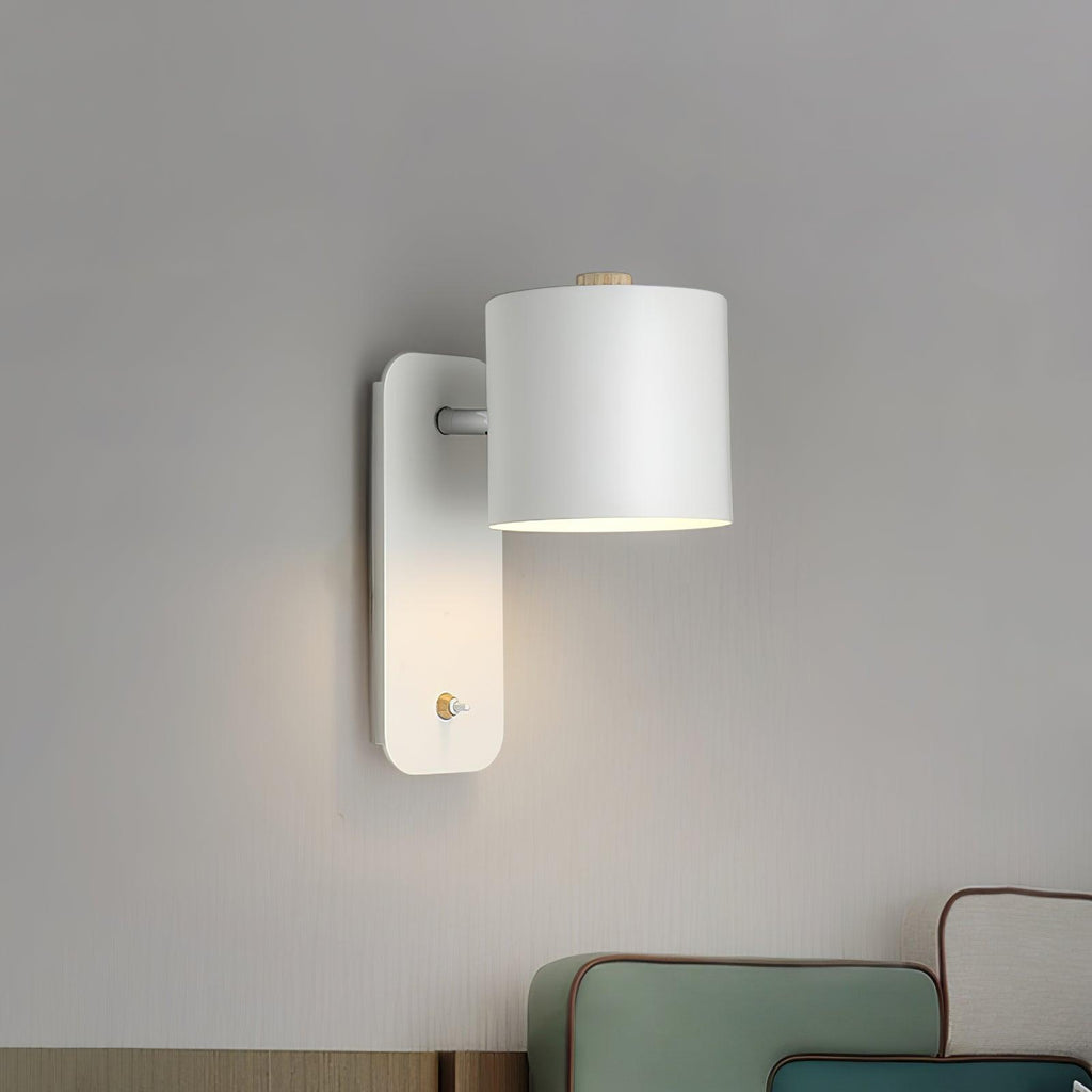 Modern Minimalist Rotatable Cylinder LED Wall Sconce 1-Light