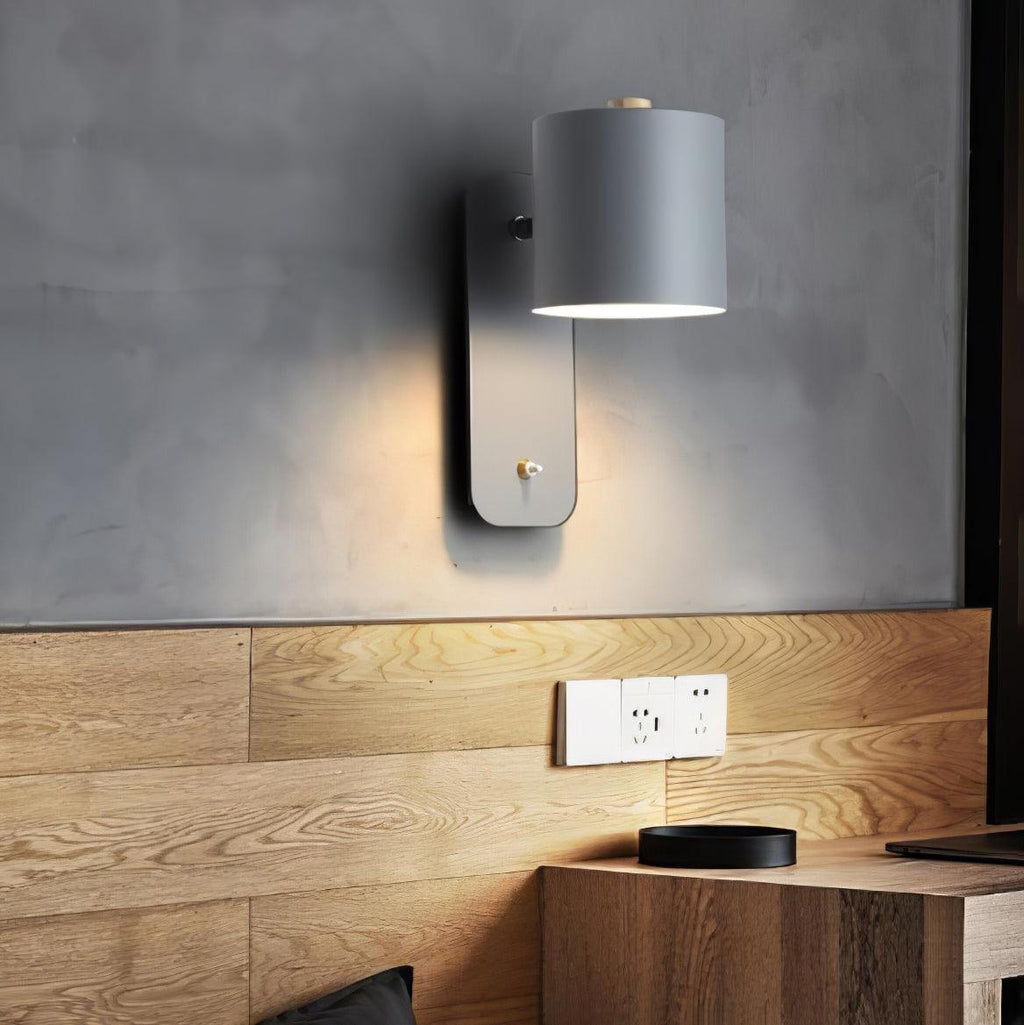 Modern Minimalist Rotatable Cylinder LED Wall Sconce 1-Light
