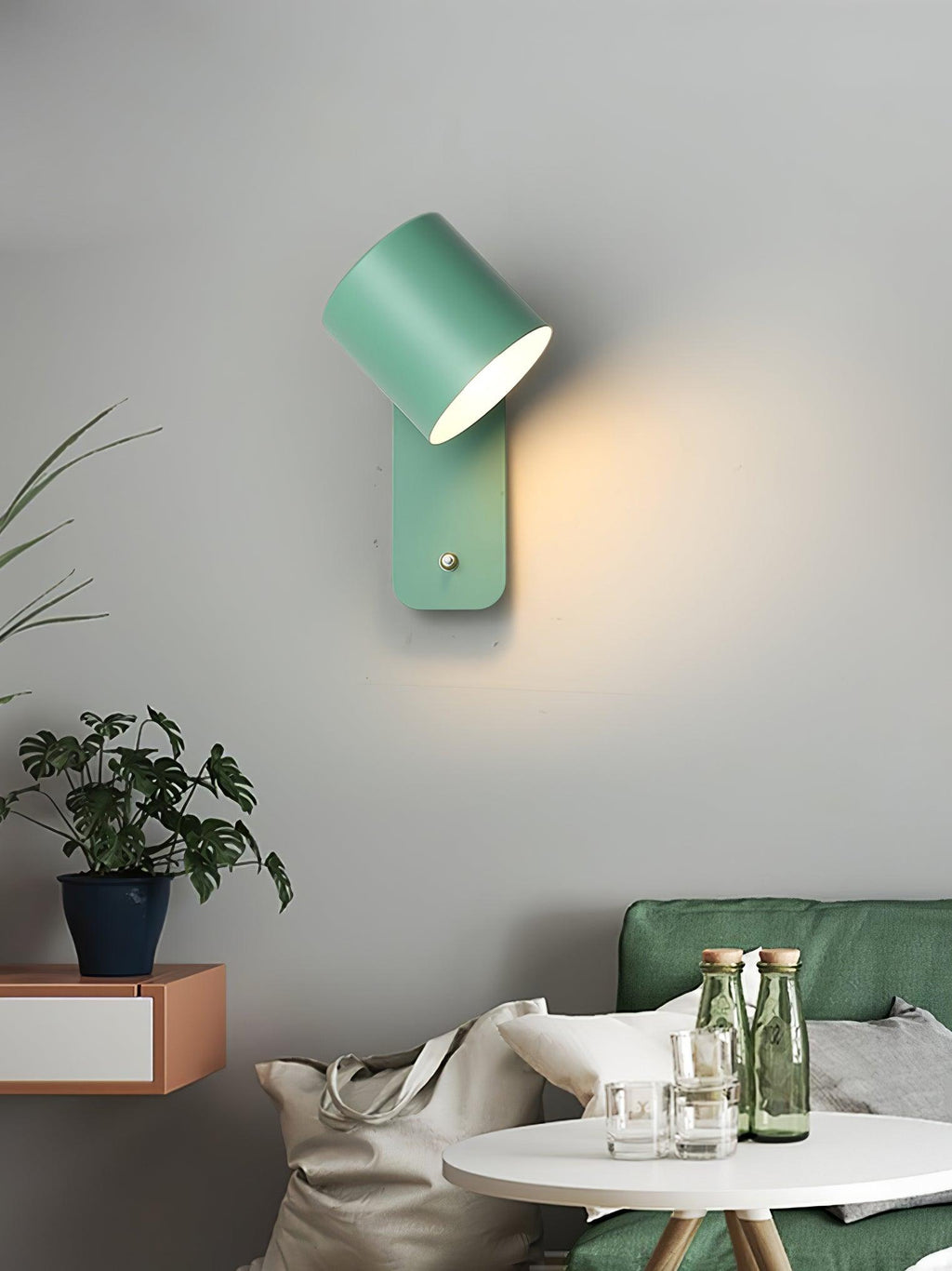Modern Minimalist Rotatable Cylinder LED Wall Sconce 1-Light