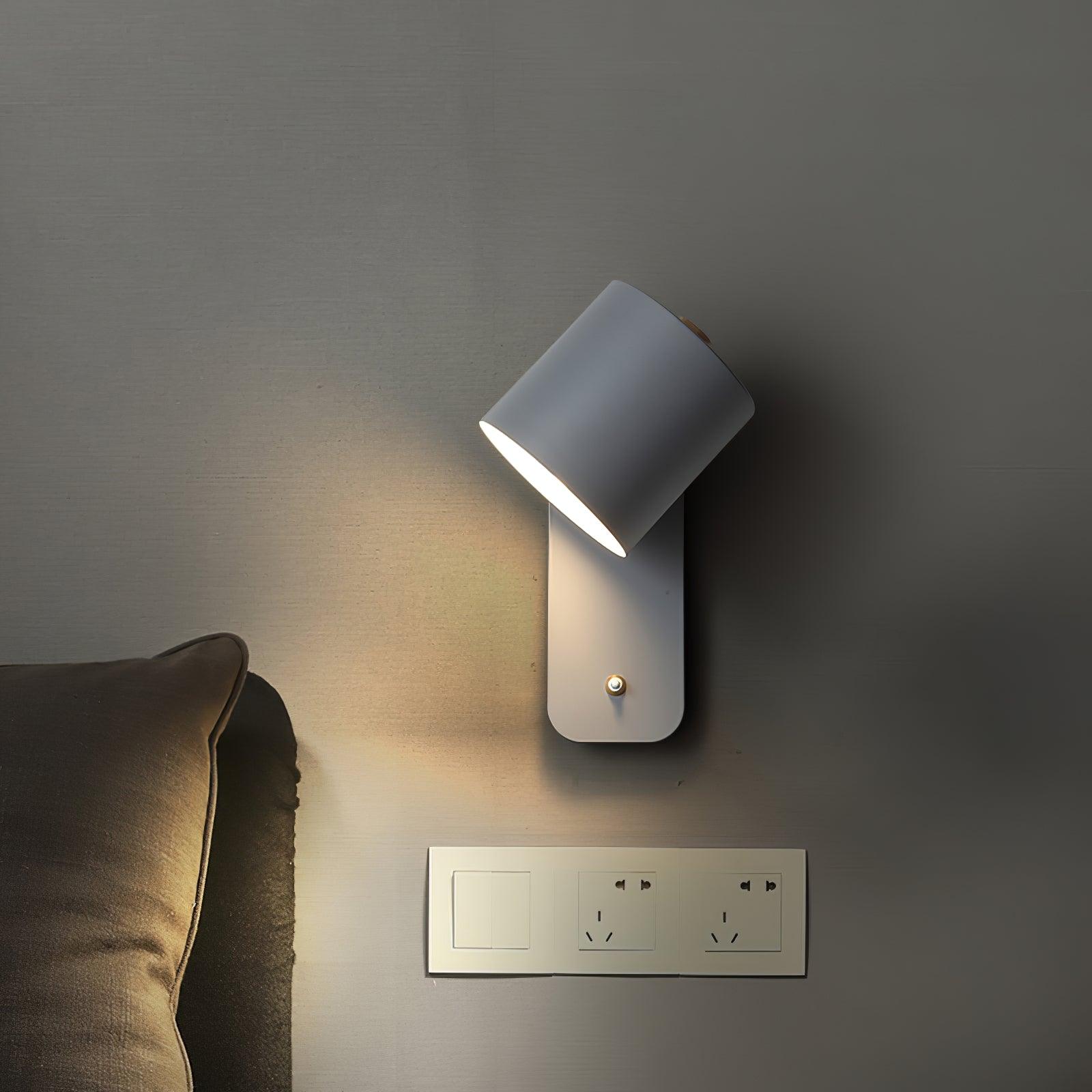 Modern Minimalist Rotatable Cylinder LED Wall Sconce 1-Light