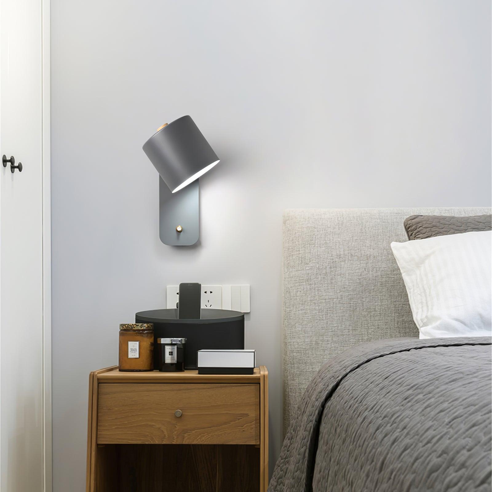 Modern Minimalist Rotatable Cylinder LED Wall Sconce 1-Light