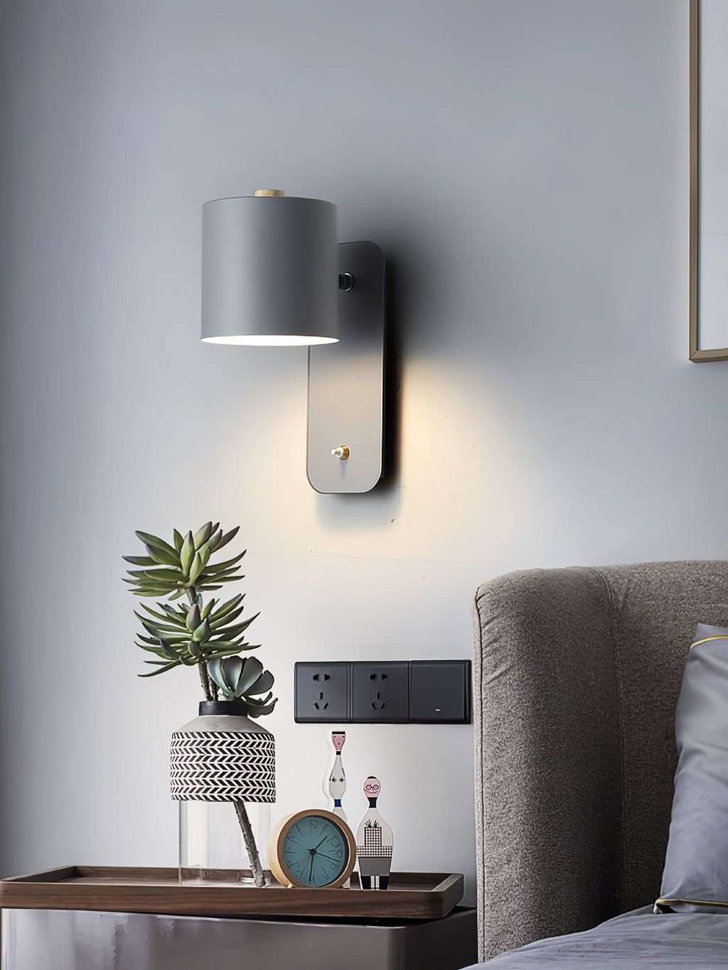 Modern Minimalist Rotatable Cylinder LED Wall Sconce 1-Light