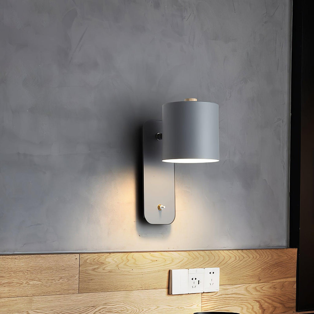 Modern Minimalist Rotatable Cylinder LED Wall Sconce 1-Light