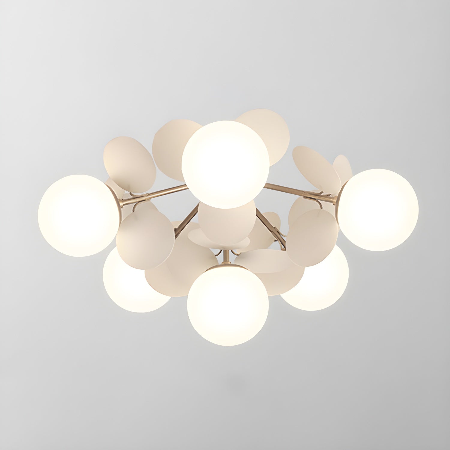 Modern Macaron Globe LED Ceiling Light 1-Light