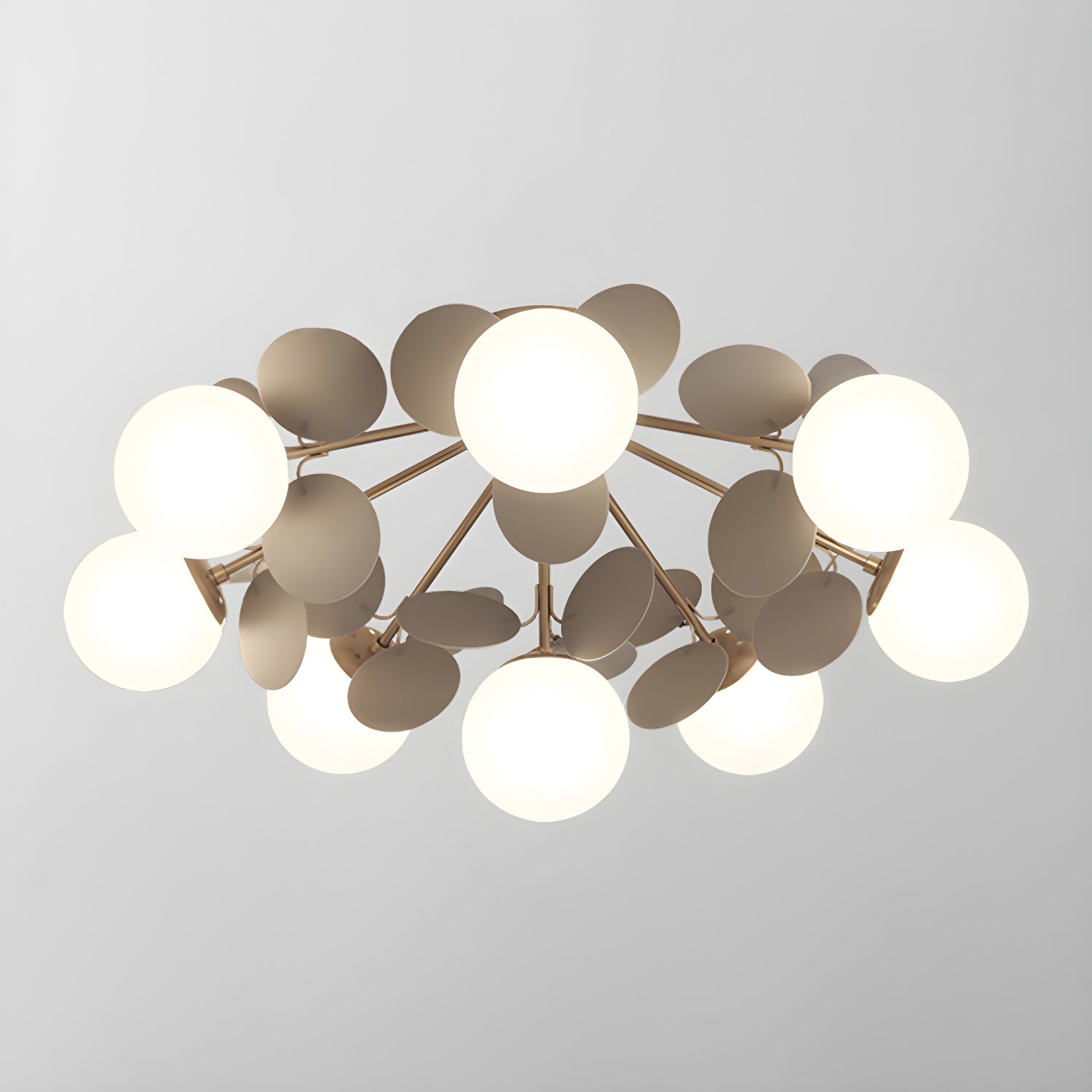 Modern Macaron Globe LED Ceiling Light 1-Light
