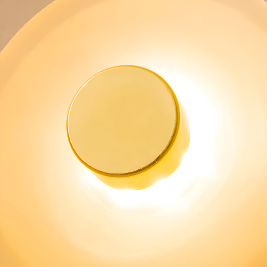 Nordic Curved Glass Japandi LED Wall Sconce 1-Light