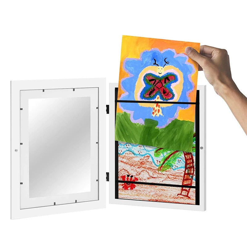 Guili | Magnetix Kids Art Frames | Ideal for Little Ones - A4 Storage for Posters and Paintings