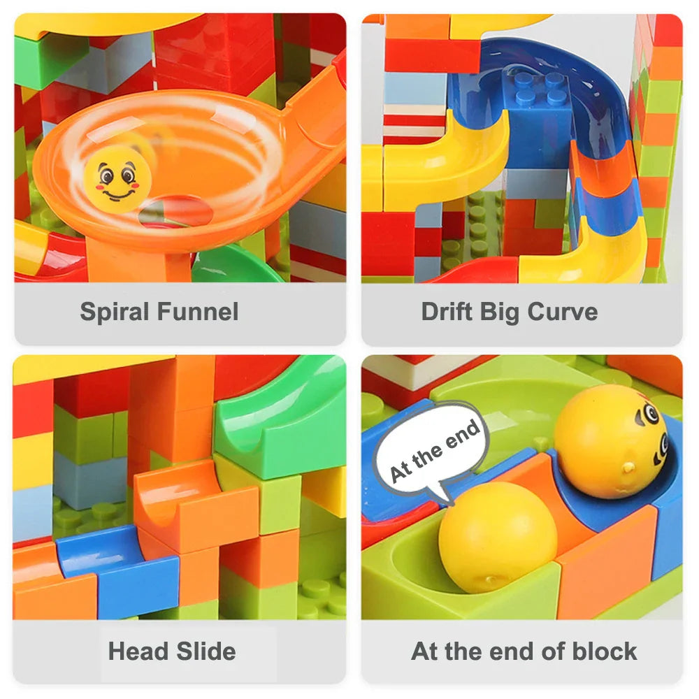 Guili | Marble Race Run Blocks | Playful Learning & Discovering - Creative Building Set