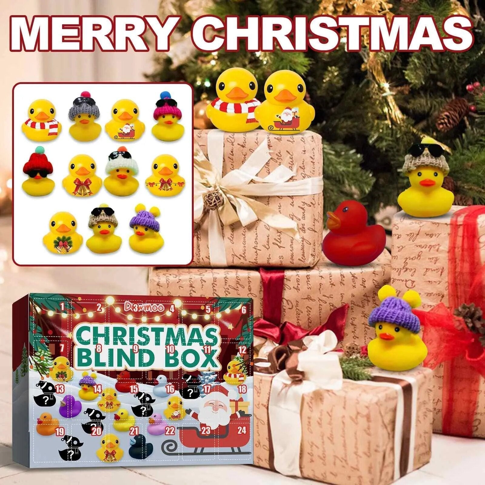 Guili | DuckieDelight Advent Calendar | Magical Surprises - Bath Ducks for Every Day