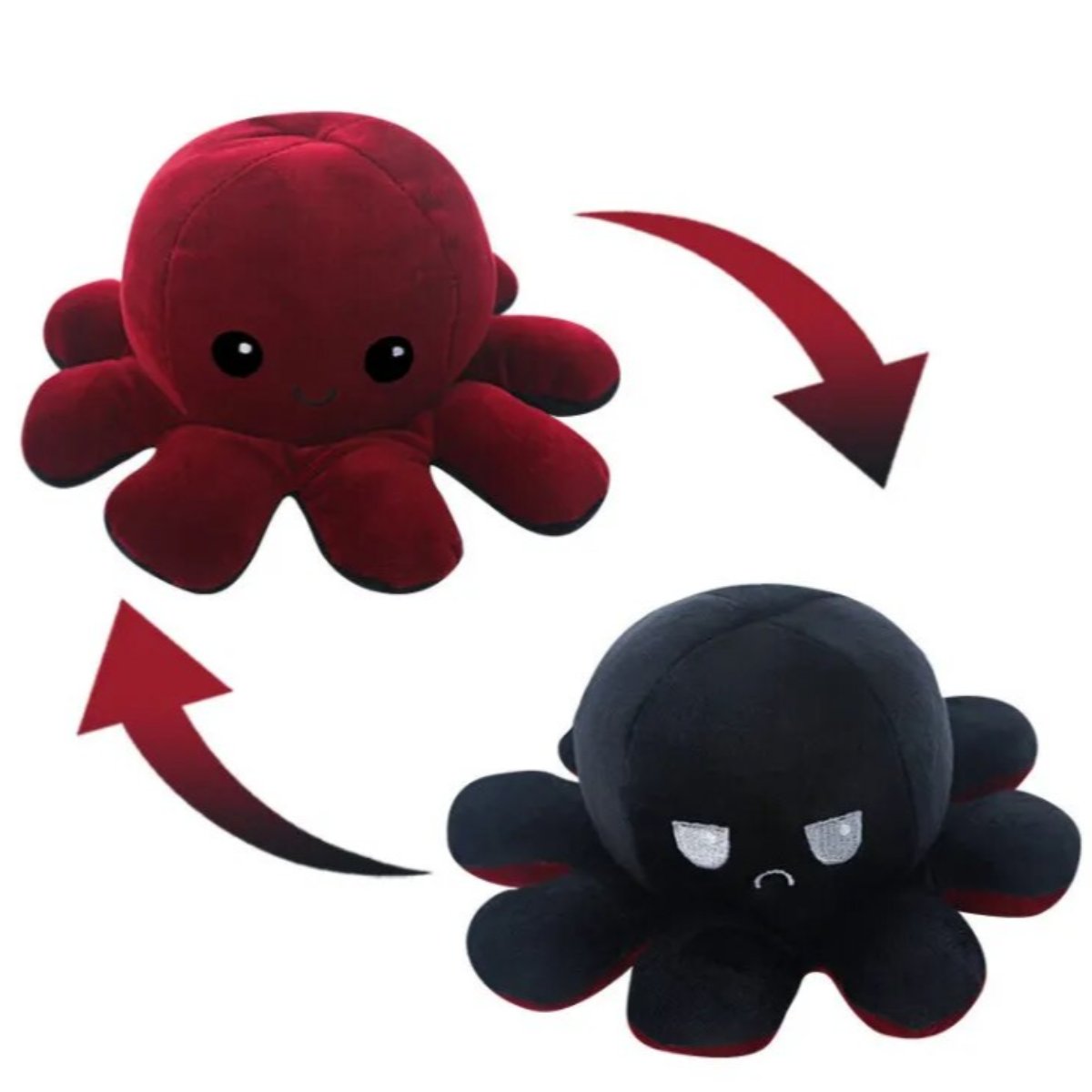 Guili | Reversible Octopus | Two Facial Expressions - Emotions in a Twist