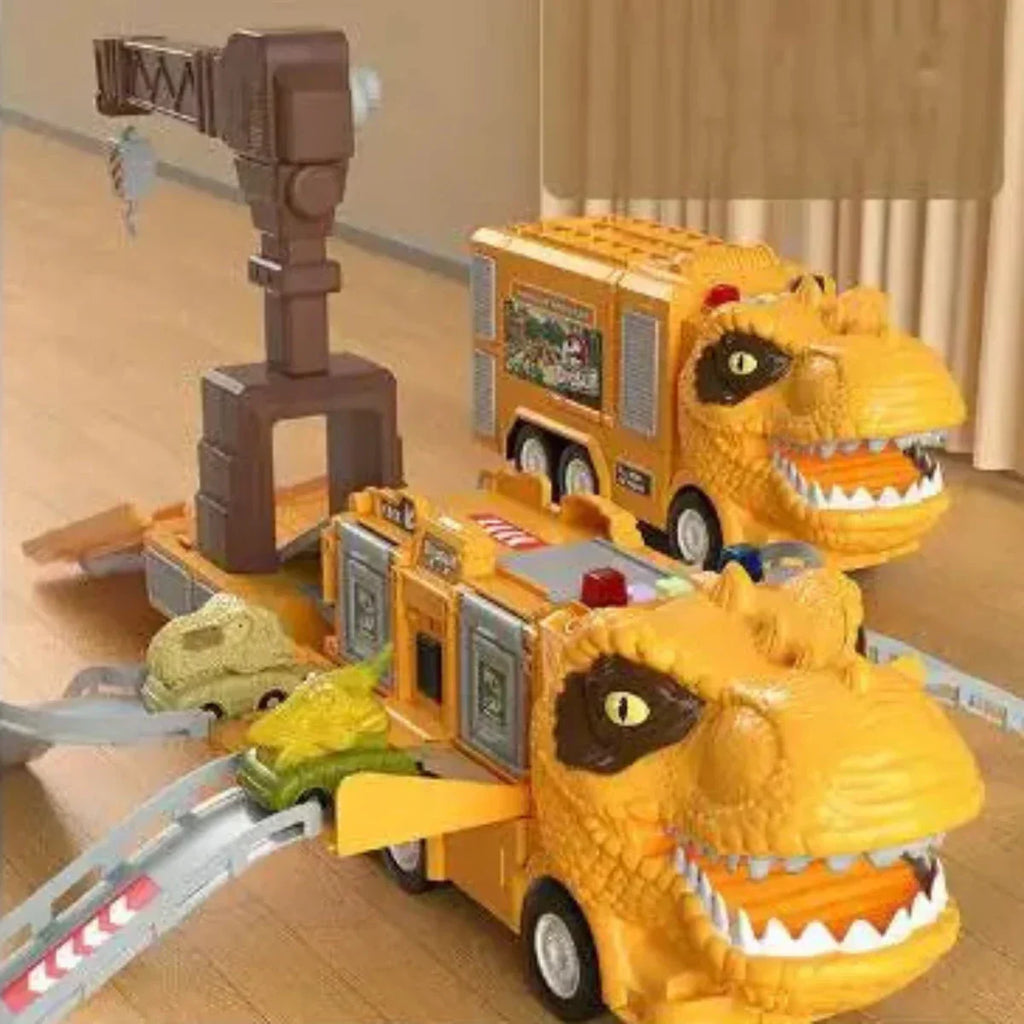 Guili | DinoRacer | Experience prehistoric adventure - 2-in-1 dinosaur truck toy