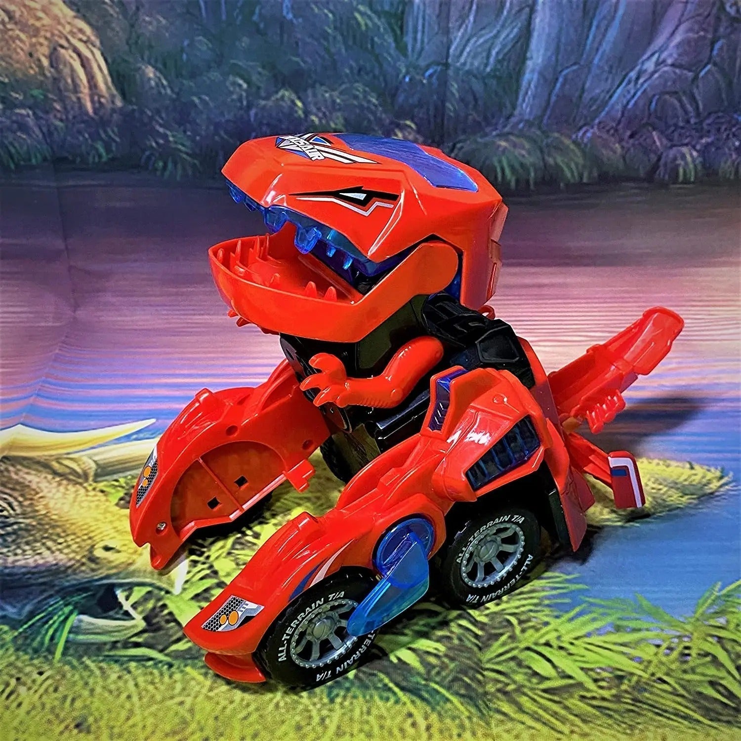Guili | Dinosaur Car | Educational and Fun – LED Remote Control