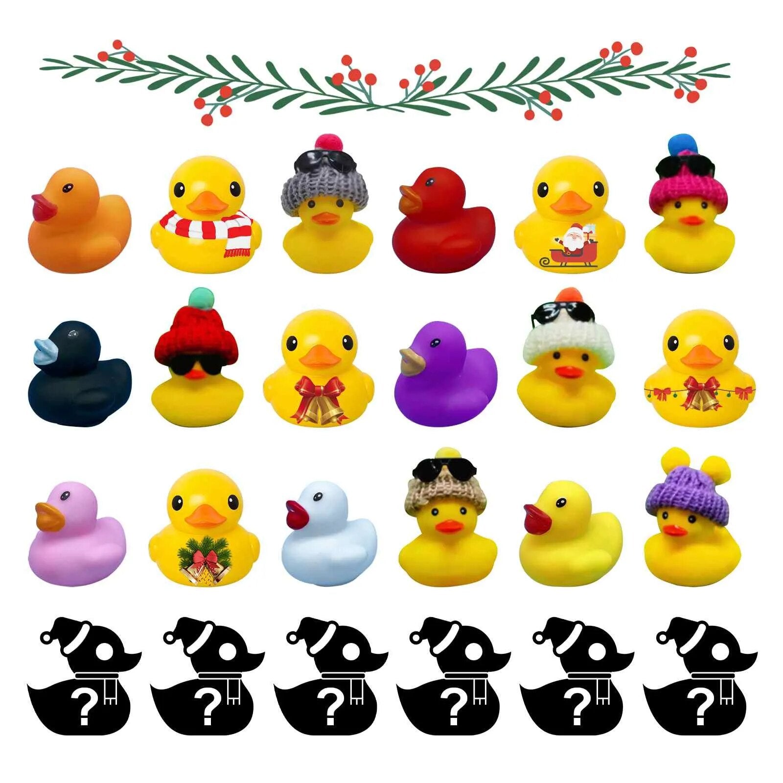 Guili | DuckieDelight Advent Calendar | Magical Surprises - Bath Ducks for Every Day