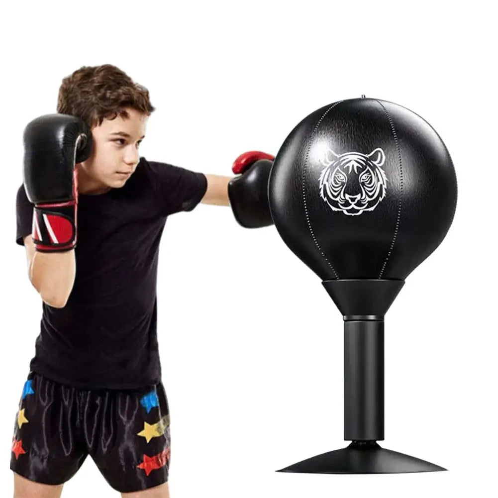Guili | StressBuster Pro | Relax, free yourself from stress - Desktop punching bag with suction cup
