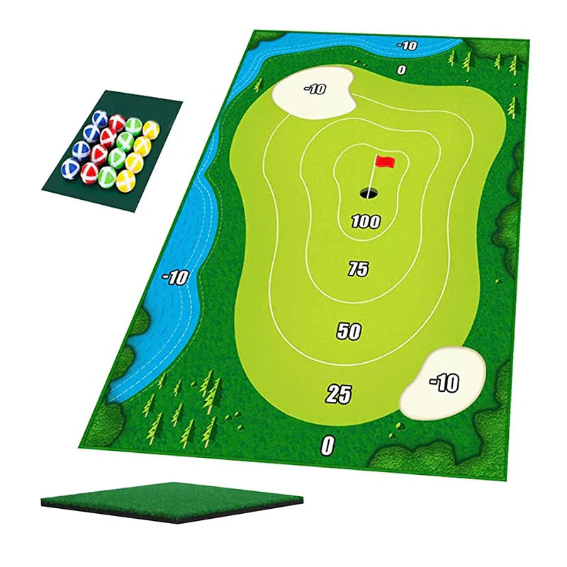Guili | GolfZone | Coziness and Golf Fun at Home - Washable Golf Mat for the Whole Family