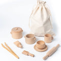 Guili | EcoToys CookBuddy Wooden Kitchen Set | Let young chefs discover their talent - Educational and creative play fun