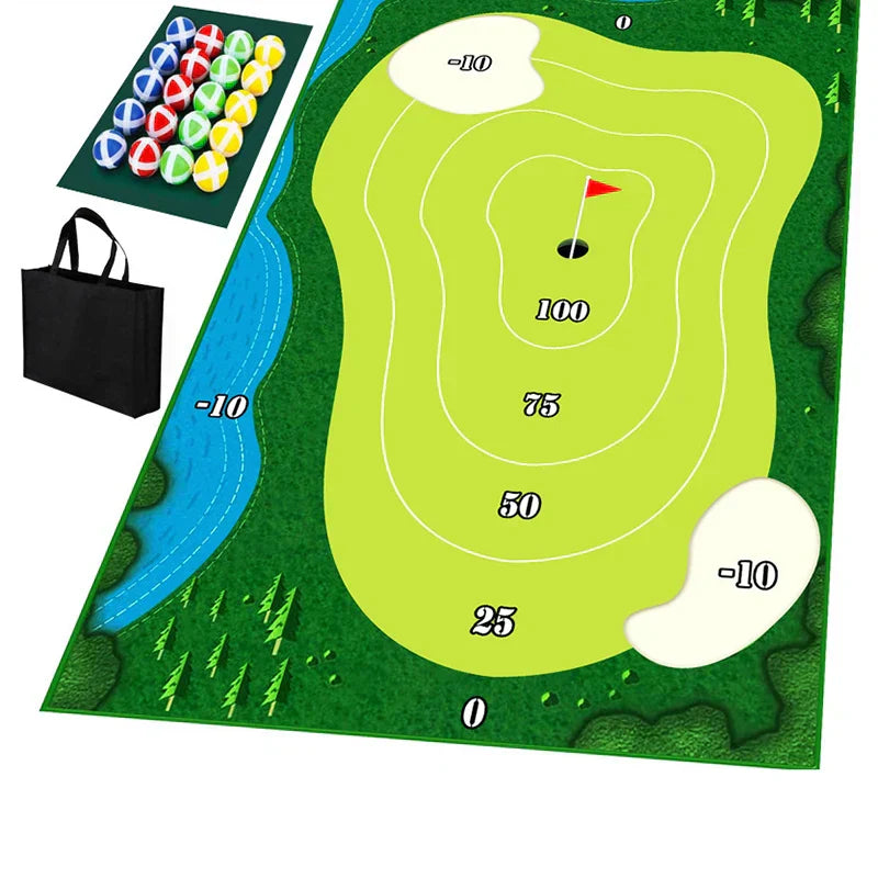 Guili | GolfZone | Coziness and Golf Fun at Home - Washable Golf Mat for the Whole Family