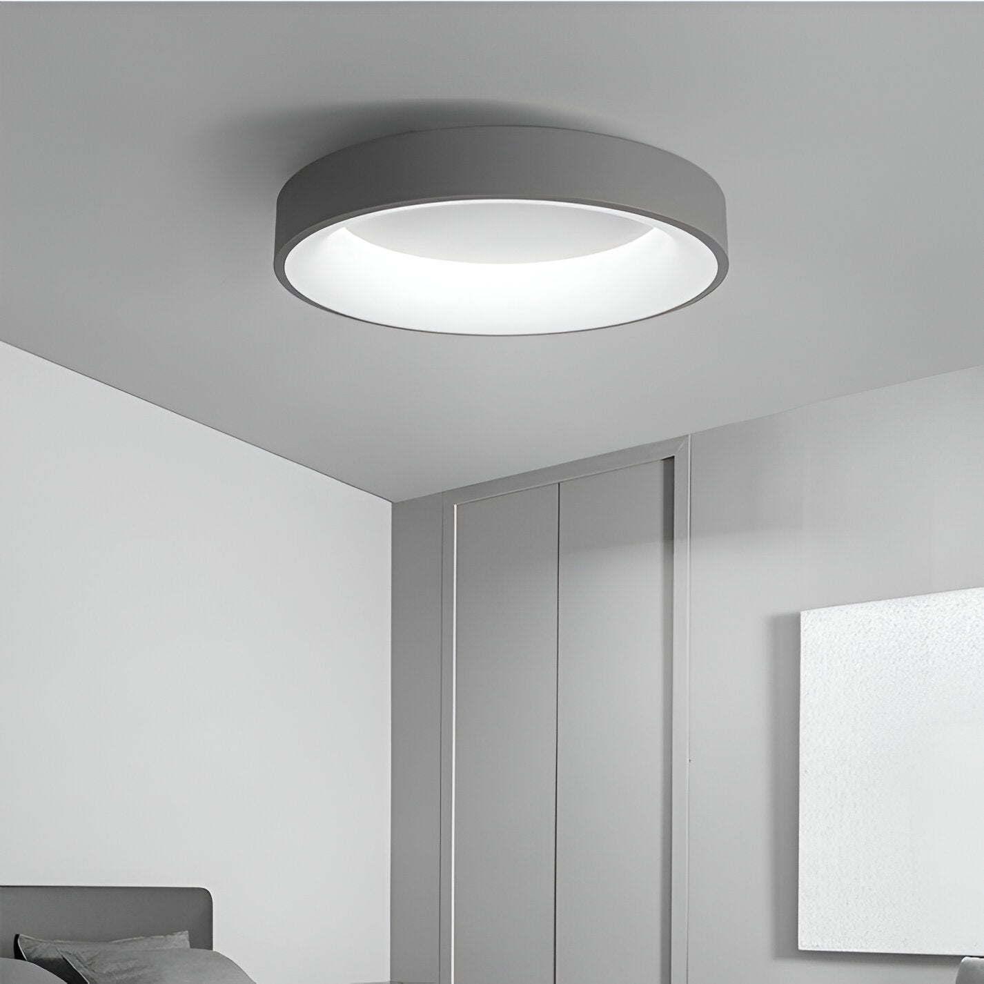 Nordic Modern Round Led Ceiling Light 1-Light