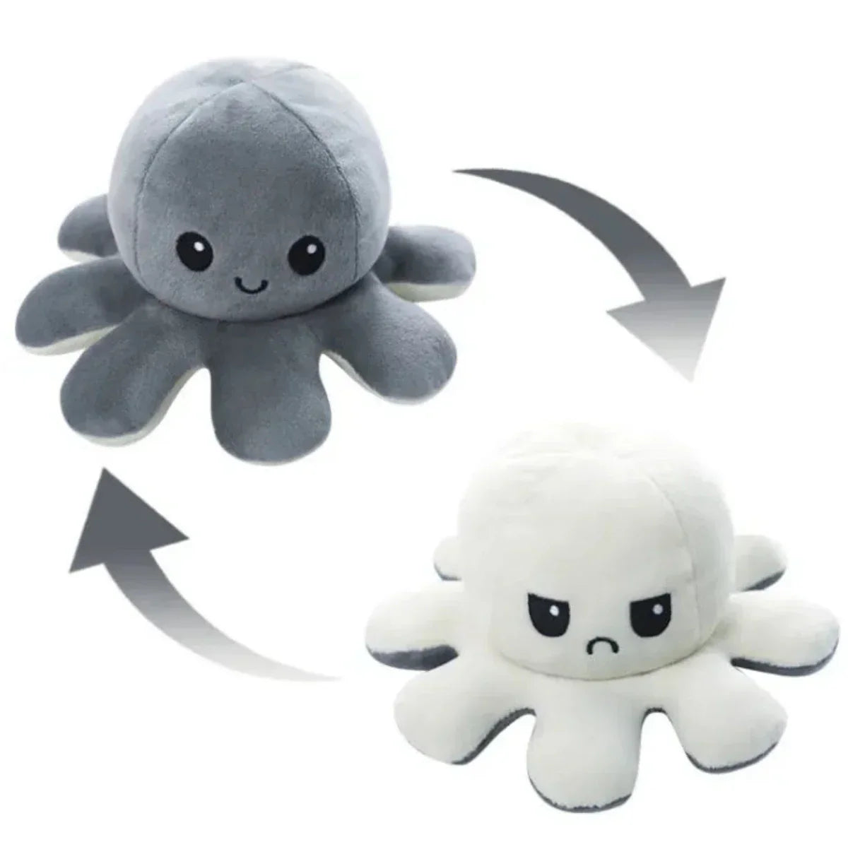 Guili | Reversible Octopus | Two Facial Expressions - Emotions in a Twist