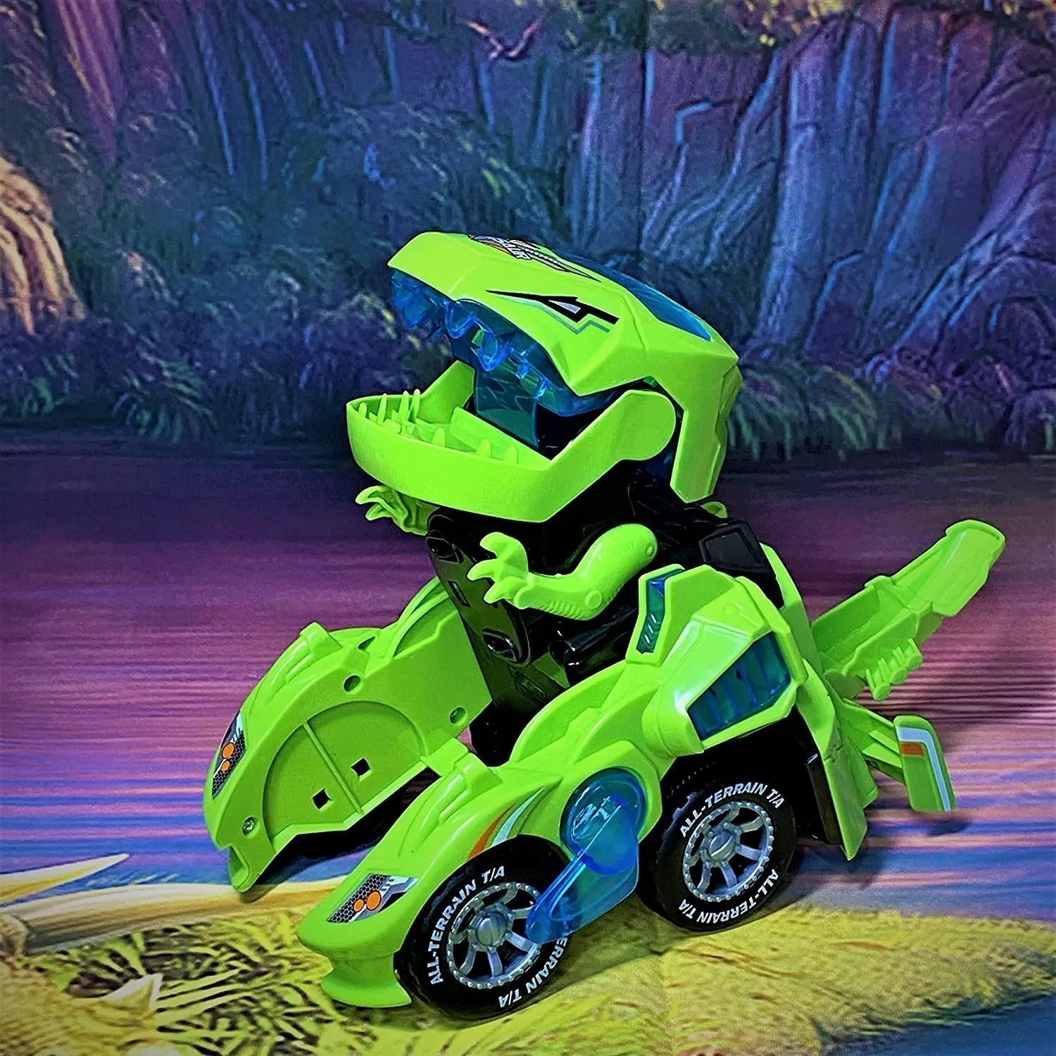 Guili | Dinosaur Car | Educational and Fun – LED Remote Control