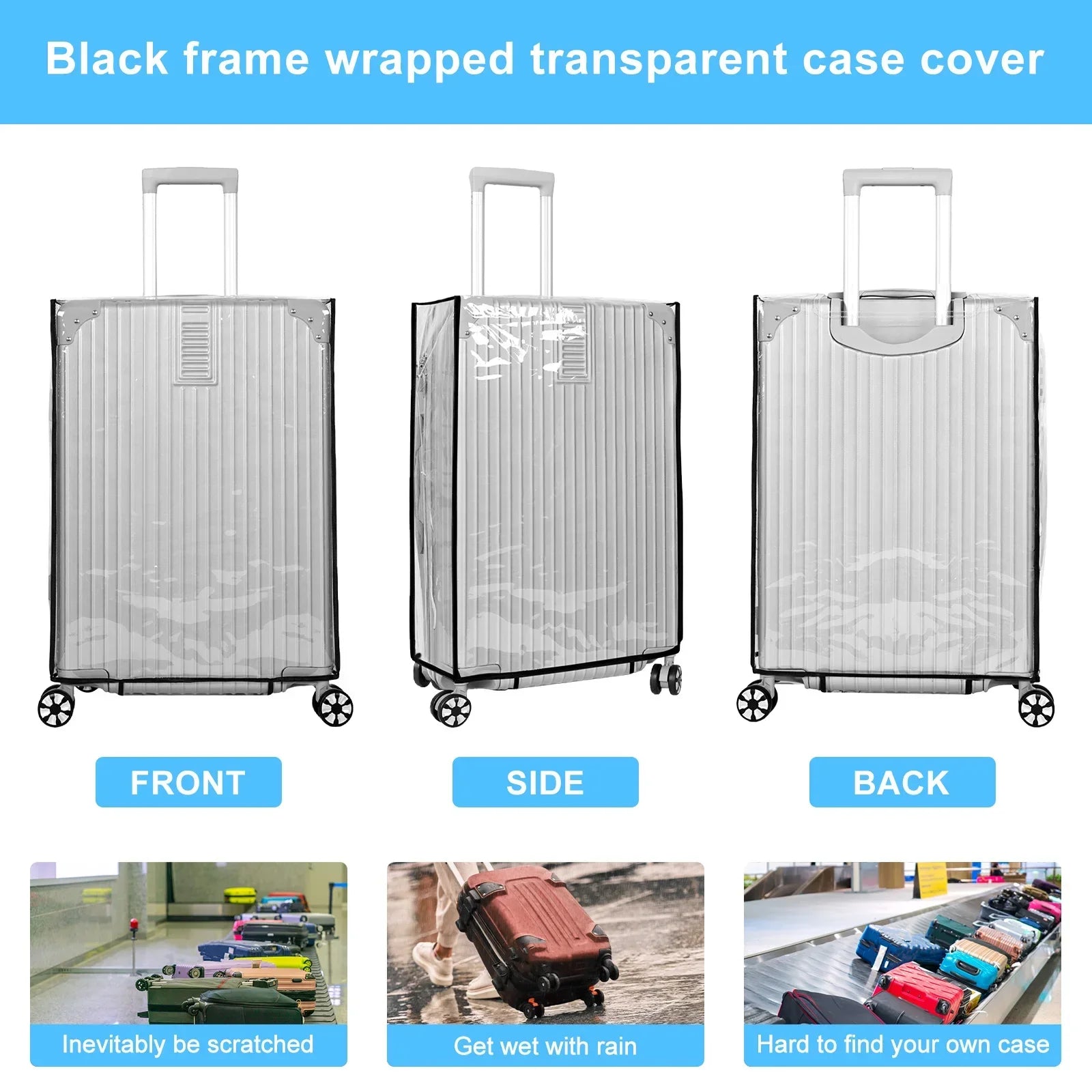 Guili | Transparent Waterproof Trolley Cover