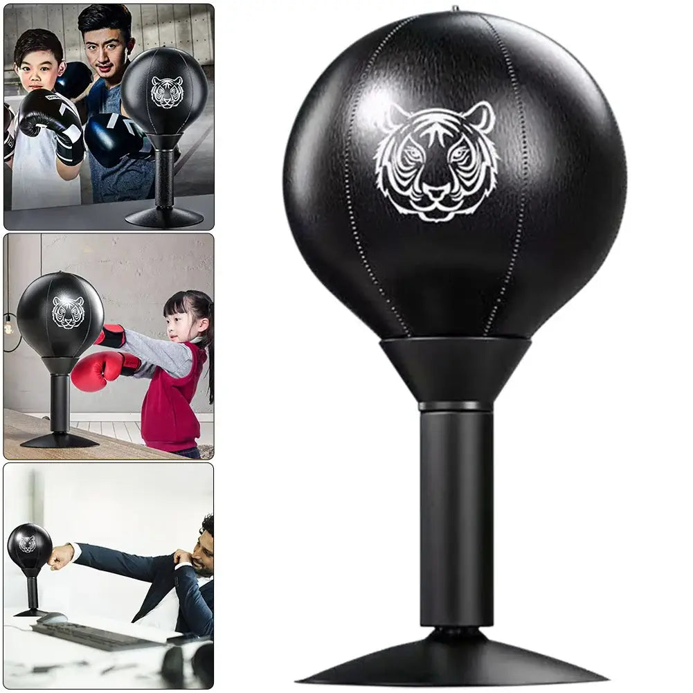 Guili | StressBuster Pro | Relax, free yourself from stress - Desktop punching bag with suction cup